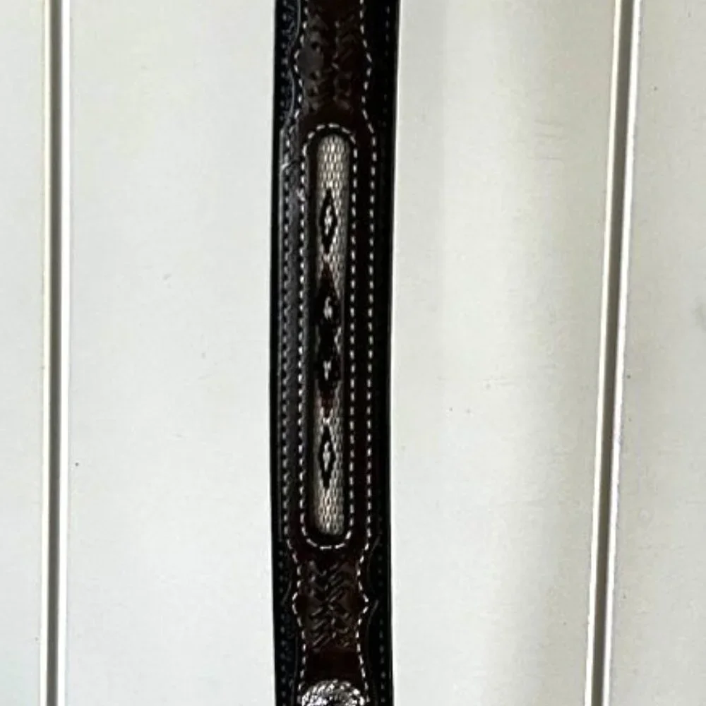 Boy's Western Leather Belt